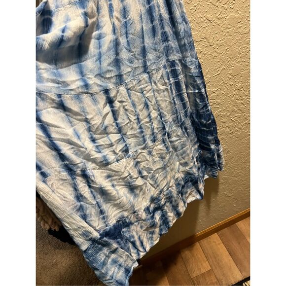 Young USA Blue And White Tie Dye Sundress Woman’s Size Small - Picture 4 of 10